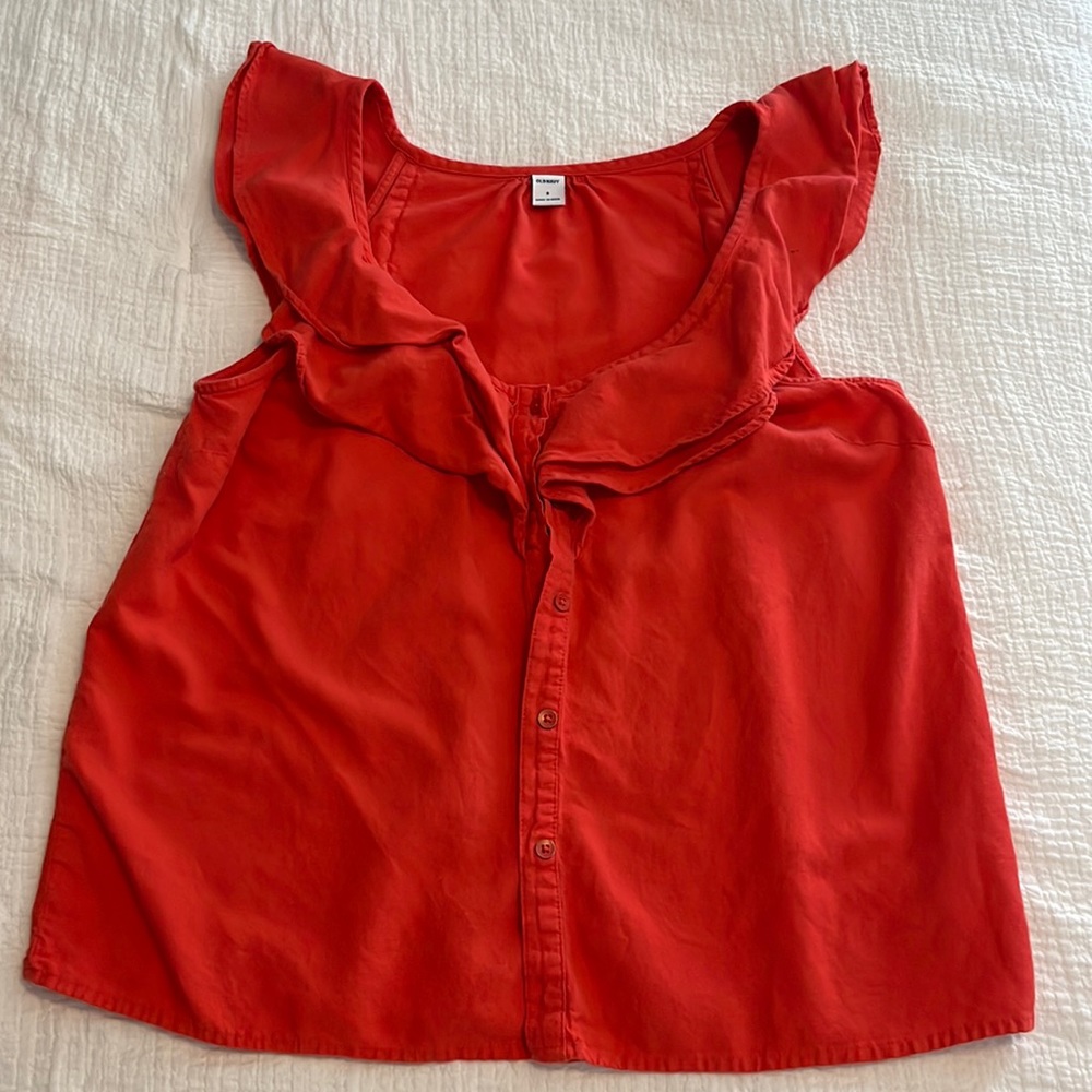 Old Navy flutter sleeveless top, size Small